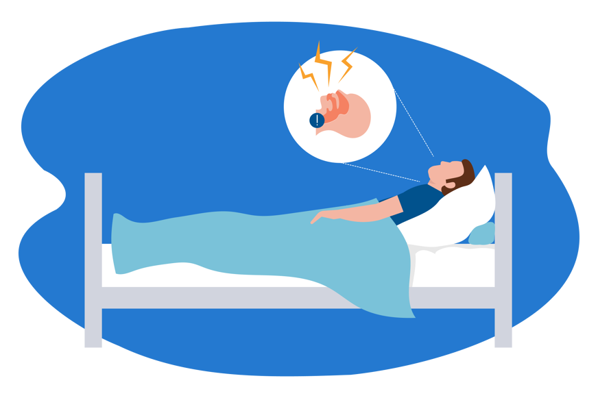 vias respiratórias bloqueadas ao dormir de costas